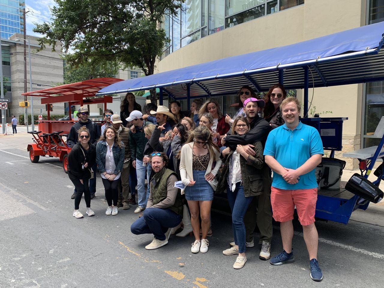A group ready to ride